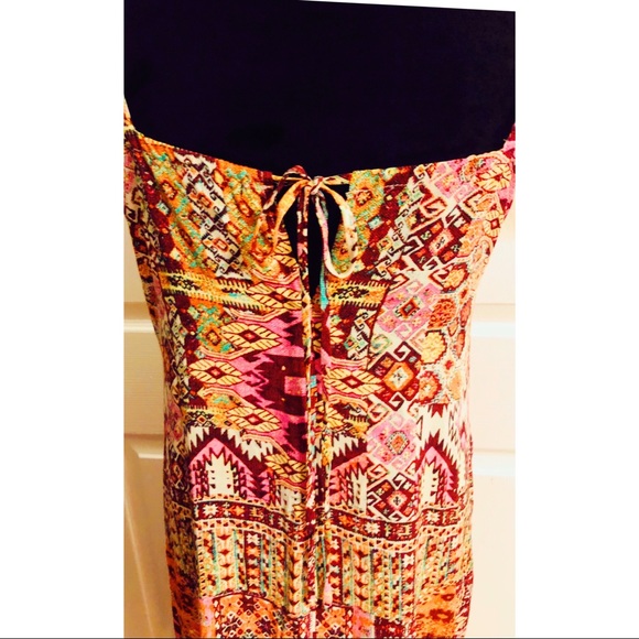 F.L.P. boho spaghetti strap maxi dress - Picture 5 of 5